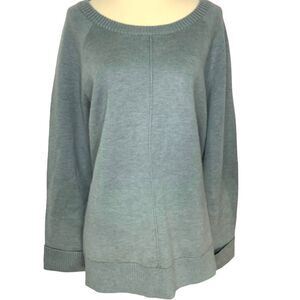 MAX & MIA Long Sleeve Sweater Super Soft Blue Sweater size L